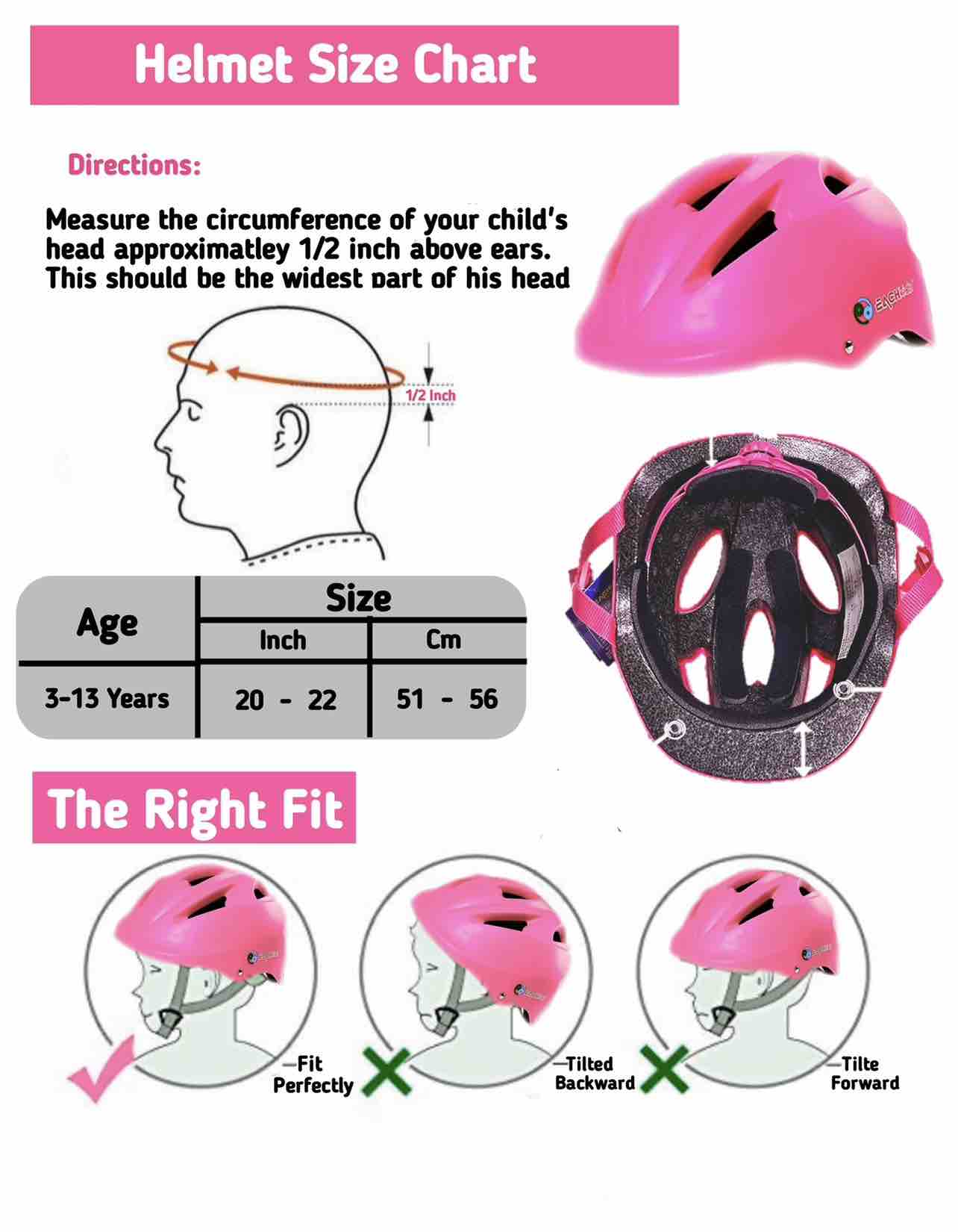 Kids Bike Helmet for Ages 3-13 – Safe, Adjustable, and Comfortable